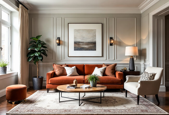 A living room with a couch and a coffee table

AI-generated content may be incorrect.